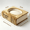 thumbnail image 5 of Book Shaped Cat Bed – Cute Book Nook Sleeping Nest for Home Decor, 5 of 5