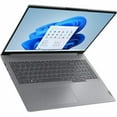 thumbnail image 6 of Lenovo ThinkBook 16 G6 IRL 21KH000FUS 16" Touchscreen Notebook - WUXGA - 1920 x 1200 - Intel Core i7 13th Gen i7-1355U Deca-core (10 Core) 1.70 GHz - 16 GB Total RAM - 512 GB SSD - Arctic Gray Laptop, 6 of 9