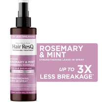 Hair ResQ by Petal Fresh Strengthening Leave-In Conditioner Spray, Rosemary & Mint for Hair Breakage & Thinning Hair, 5 fl oz