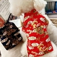 thumbnail image 6 of Dog Clothes Cat New Chinoiserie New Year Clothes Chinese Costume Pet Clothes, Blue S, 6 of 11