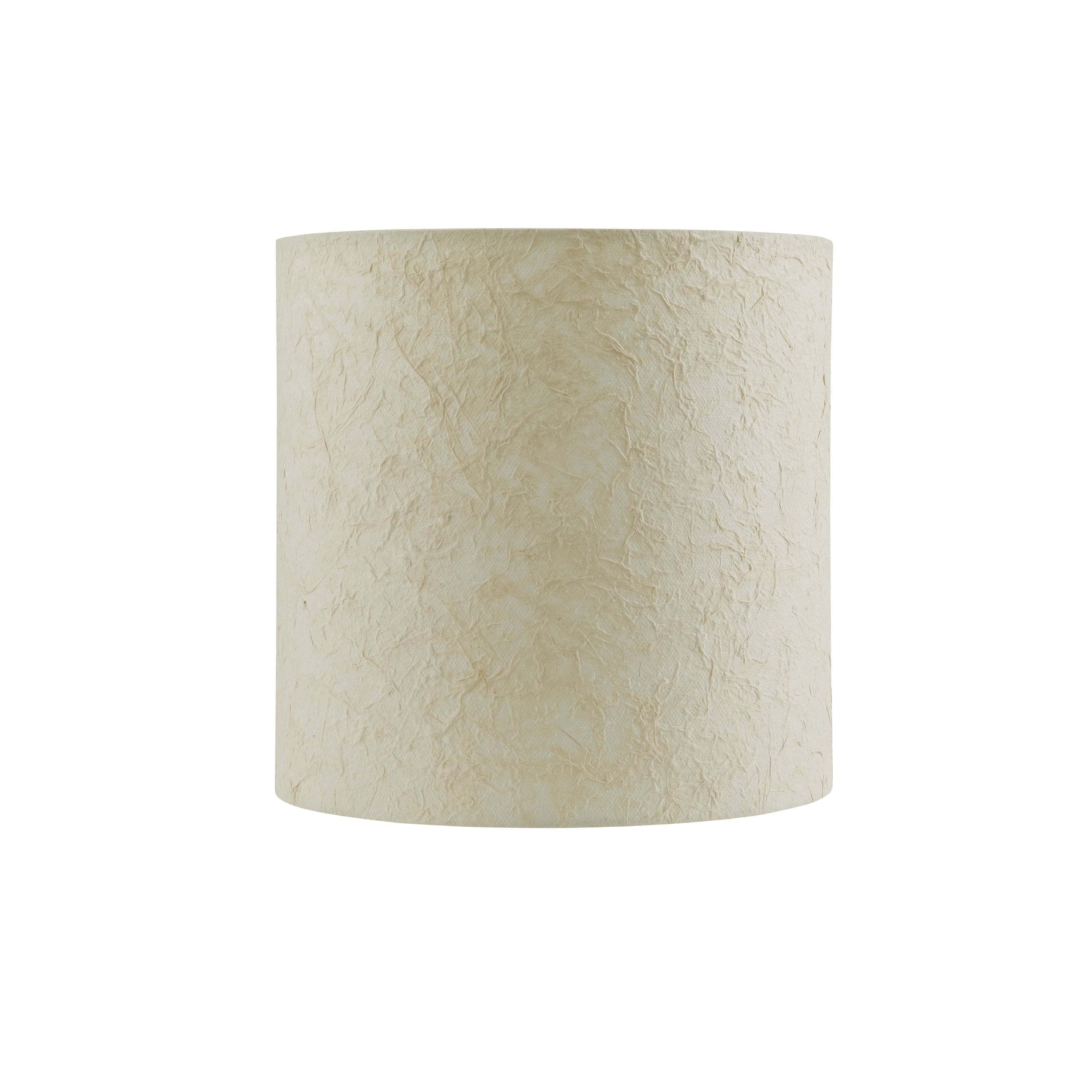 Aspen Creative 31237 Transitional Drum (Cylinder) Shape Spider Construction Lamp Shade in Tan, 8" wide (8" x 8" x 8")