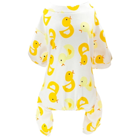 LGCASL Pet Clothes Clearance! Chihuahua Pajamas Dog Pajamas for Small Dogs Girl Boy Soft Pet Tiny Dog Clothes Outfit (Yellow, L)