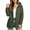 Army Green women winter coat a1, variant on Women Fall Winter Hooded Button Up Casual Coat Jacket Oversized Fleece Lined Outerwear Warm Basic Solid Cover Up Long Sleeve Everyday Wear Fashion Tops, Wine S