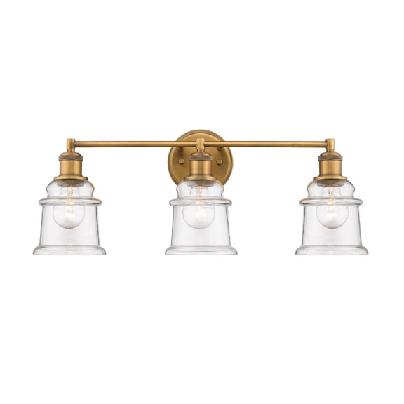 2343-HBZ Millennium Lighting 3 Light Bath Vanity-9 Inches Tall and 24 Inches Wide-Heirloom Bronze Finish