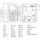 thumbnail image 3 of Teléfonos M71W Teléfono Con Cable Teléfono Teléfono DTMF/FSK Dual 99 Llamadas Entrantes 18 Teléfono De Memoria Saliente Teléfonos De Teléfono Fijo, 3 of 7