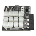 thumbnail image 4 of Mining GPU Breakout Board, 12 Port 12V Power Module Flash LED 12 Port Mining Breakout Board  For 1400W 1600W PSU For GPU For  500W 800W, 4 of 8