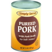Simply Serve Pureed Pork, 15 Ounce -- 12 per Case.