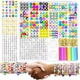 thumbnail image 1 of Kit para hacer pulseras de amistad ARTDOT Clay Beads 1642 unidades, 1 of 7