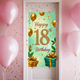 thumbnail image 6 of Sparkling 18th Birthday Backdrop Banner with Crown Balloons Stars and Presents Party Supplies Photography Props Birthday Decoration Birthday Party Decorations Background, 6 of 7