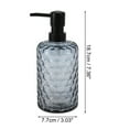 thumbnail image 4 of 1 Pc Simple Cylindrical Soap Pump Dispenser for Bathroom 500ml Gray Black, 4 of 6