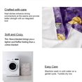 thumbnail image 6 of Basketball Blanket 40"x50" Purple Fleece Blanket Fuzzy Plush Throw Blankets Basketball Lover Gifts for Boys, 6 of 6
