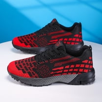 XIMIN Men's Mesh Slip-On Walking Safety Shoes Lightweight Training Workout Athletic Gym Footwear Warehouse Industry Work Sneakers Platform Tennis Running Sneakers