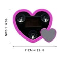 thumbnail image 3 of YOHAVEN Car Solar-Powered Heart-Shaped Neon Light for Interior Dashboard Window Decoration Holiday Romantic Decor Winter Christmas Lights Front Door Christmas Decorations, 3 of 5