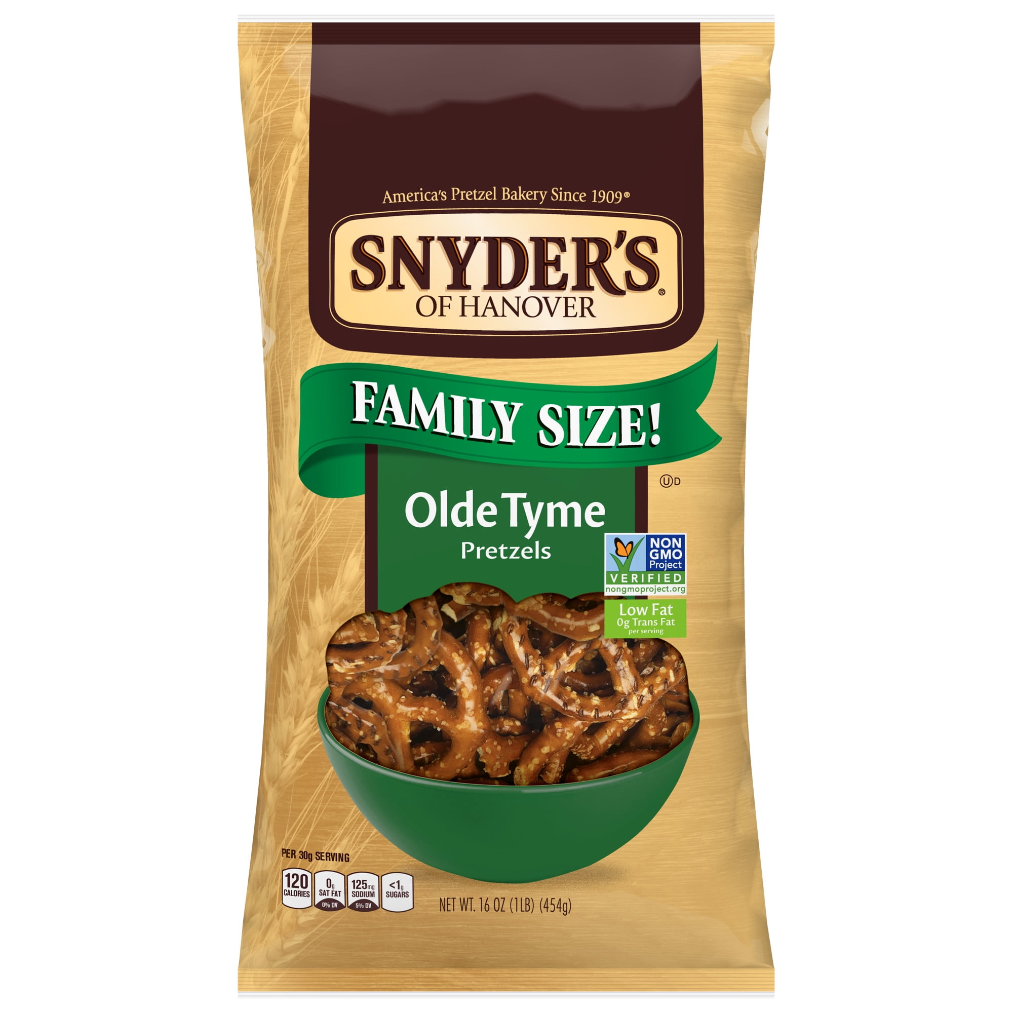 Snyder's of Hanover Olde Tyme Pretzels, Family Size 16 Oz