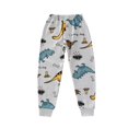 thumbnail image 2 of Spazoro Toddler Kids Girls Sweatpants, Fall Winter Loose Cute Print Casual Pants for Little Girls Gray Size 9 T, 2 of 3