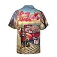 thumbnail image 2 of Be My Valentine's Doberman Pinscher Truck Full of Love Flower Balloon Hawaiian Shirt Breathable Summer Unisex Merch Doberman Dog Lover Gifts - 02029, 2 of 6