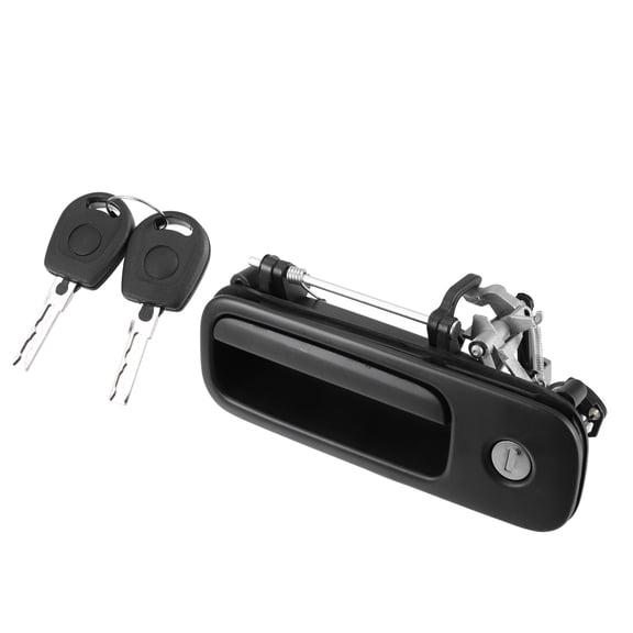 1 Set 1J6827565B 1J6827565A Trunk Switch Boot Tailgate Release Handle with Lock for VW Golf 1993-1999