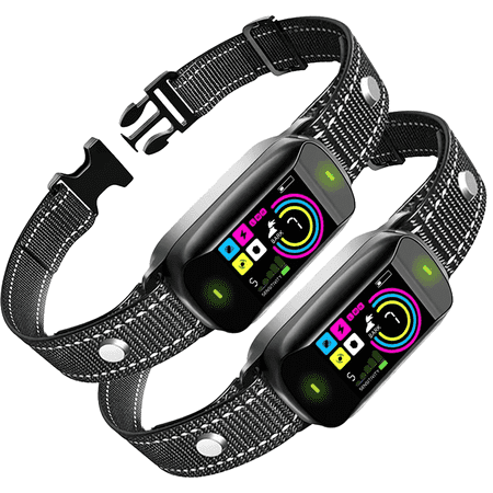 New High Quality Smart Dog Bark Collar – 4 Training Modes AI-Powered Bark Detection Waterproof & Humane Design for All Dogs (8-120+ lbs) Ultra-long Battery Life(2Pcs)