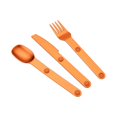 thumbnail image 3 of Juego de cubiertos de camping, cubiertos de metal de aleación de aluminio para cocina de picnic de oficina Naranja Cola Cubiertos para picnic, 3 of 8