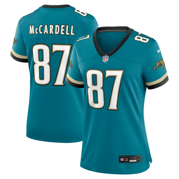 Women's Nike Keenan McCardell Teal Jacksonville Jaguars Prowler Throwback Retired Player Game Jersey