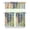 White-56, variant on Kitchen Window Curtains over Sink Retro Abstract Geometric 36 Inch 3 Pieces Set Small Window Cafe Curtains for Home Decor Rod Pocket Tier Drapes