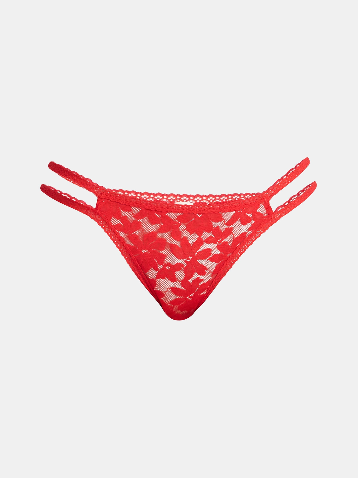 No Boundaries Lace Strappy Thong Panties, Women's
