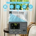 thumbnail image 3 of 12000 BTU Window Air Conditioner,with Remote,Ultra Quiet,Energy Efficient Window AC Unit,White,With WiFi, 3 of 6