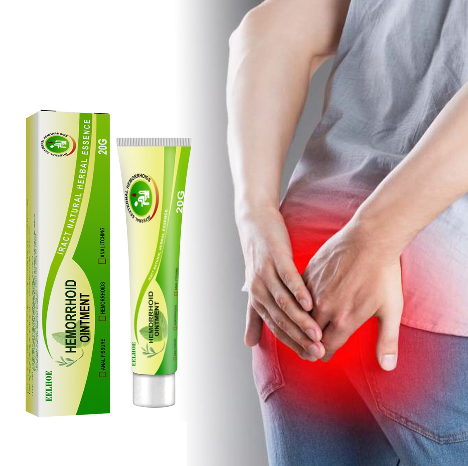 Herbal Hemorrhoid Cream External Hemorrhoid Gel Meat Eliminating Ball