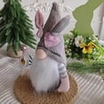 thumbnail image 5 of Musatteng Easter Bunny Plush Decor with Bow Tie - Soft Holiday Table Centerpiece for Kids 3+, Hypoallergenic Spring Home & Gift Basket Accent, 5 of 8