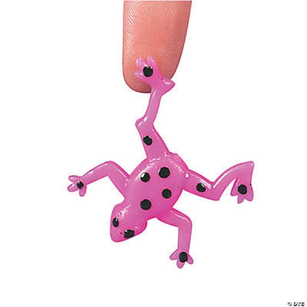 Fun Express Mini Vinyl Frogs 6 DZ