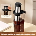 thumbnail image 4 of Cold Brew Coffee Maker Pitcher, 2.2L Cold Brew Pitcher with Removable Filter, Leak-Proof Iced Tea and Fruit Infuser Pitcher for Fridge Storage, 4 of 7