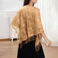 thumbnail image 1 of Elegant Lace Shawl Scarf For Bridal Wedding Evening Gown And Formal Party Versatile Triangle Wrap Wraps 2, 1 of 3