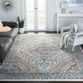 thumbnail image 2 of SAFAVIEH Shivan Dean Traditional Floral Area Rug, Grey/Blue, 6'7" x 6'7" Square, 2 of 8