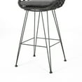thumbnail image 4 of Lisa Outdoor Wicker Barstools with Cushions (Set of 2), 4 of 11