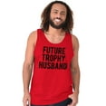 thumbnail image 3 of Future Trophy Husband Engagement Tank Top Sleeveless Tee Men Brisco Brands M, 3 of 6
