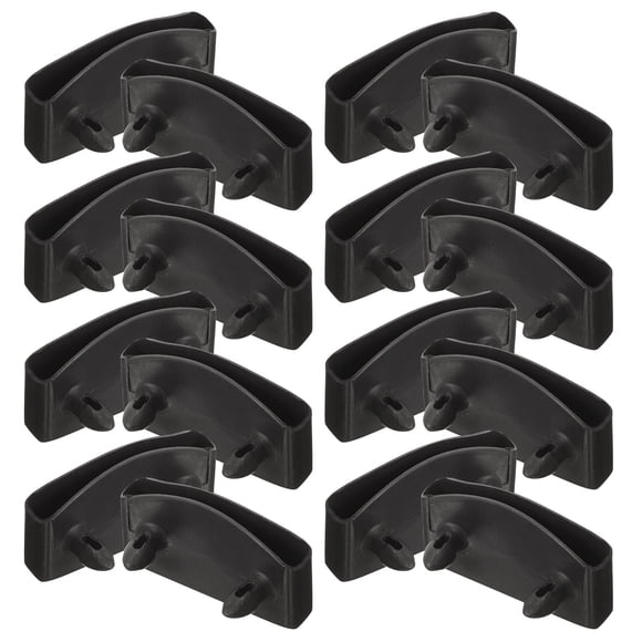 UPOUART 20Ud Accesorios Plásticos Negros Para Listones De Compatibles Con Varios