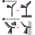thumbnail image 4 of Hongchun 7 LED Solar Light, Solar Floodlight with 7 Color Change, Outdoor Wireless Waterproof IP65 Garden Light with 180° Adjustable Outdoor Solar Spotlight for Garden, Yard, Outdoor, Path, 4 of 5