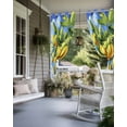 thumbnail image 4 of nqOlkjepod Outdoor Curtains for Patio Waterproof, Yellow Lemon Outdoor Privacy Panels Grommet, Summer Blue Sky Ocean Coastal Scenery Blackout Outside Curtains for Porch/Cabana 54"x95", 1 Panel, 4 of 8