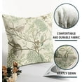 thumbnail image 6 of Vintage Floral Bird Pillow Covers 18x18 Inch Set of 2 Olive Green Brown Flowers Leaves Decorative Throw Pillows For Couch Chinoiserie Square Pillow Cases Home Decor For Sofa Bed Porch Room Outdoor, 6 of 6