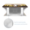 thumbnail image 6 of ZUXONGSY Sunflower Cow Tissue Box Cover Leopard Print PU Leather Tissue Box Cover with Buckle Rectangular Tissue Box Cover Customized Printed Tissue Cover for Table, Dresser, Countertop, 6 of 7
