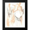 thumbnail image 2 of Goldberger, Jennifer 12x14 Black Modern Framed Museum Art Print Titled - Petal Matrix I, 2 of 5