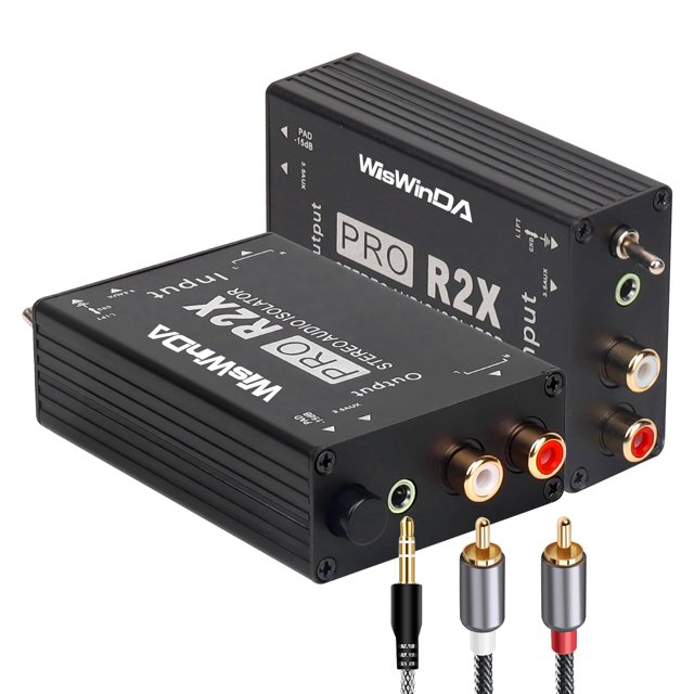 Aislador de ruido WiSwinda RCA Audio Eliminator