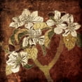 thumbnail image 2 of Grey, Jace 15x15 White Modern Wood Framed Museum Art Print Titled - Ivory Floral Wood, 2 of 4