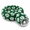 Green Flower-Round, variant on Bubble Round Cat Tunnel For Indoor Cats Cream White