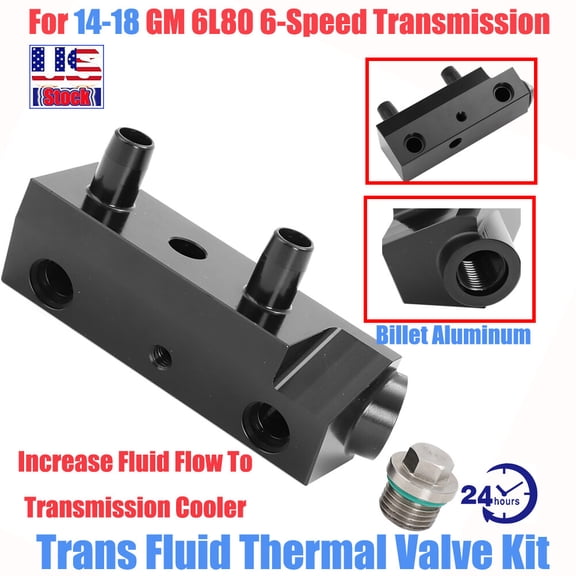 Trans Fluid Thermal Valve For 2014-2018 GM 6L80 6-Speed Transmission #125068000