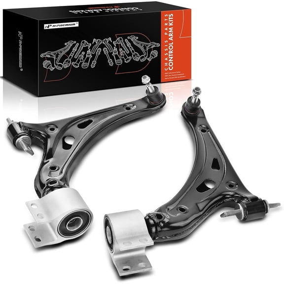 A-Premium 2 x Front Lower Control Arm with Ball Joint Compatible with GMC Acadia 2017-2019 & Cadillac XT5 2017-2019
