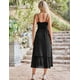 thumbnail image 5 of Vestido de playa de verano GRACE KARIN Maxi con tirantes finos fruncidos, 5 of 7