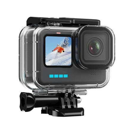 196ft/60m Waterproof Housing Case for GoPro Hero 13/12 11 10/9 Black, Protective Underwater Dive Housing Shell with Bracket Accessories for Go Pro Hero13 Hero12 Hero11 Hero10 Hero9 Action Camera