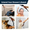 thumbnail image 2 of Manguera de ducha BRIGHT SHOWERS de 300 cm de acero inoxidable mate, 2 of 8