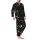 thumbnail image 2 of Fotbe Spiders On The Web Pijama de Hombre con Estampado de Manga Larga, Conjunto de 2 Piezas, Ropa de Dormir Suave y Cómoda con Bolsillos-Large, 2 of 7